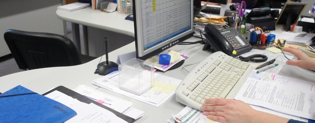 Arbeiten im ABIKW Kundenbüro