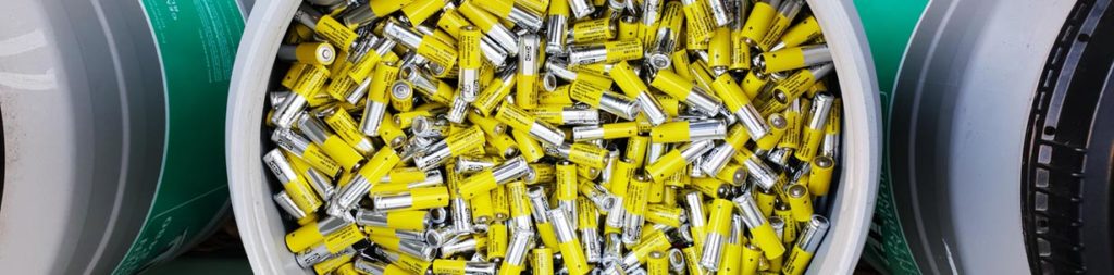 Viele Gerätebatterien